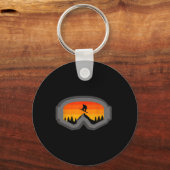 Snowboard Kleding - Snowboarder Snowboard Sleutelhanger (Voorkant)