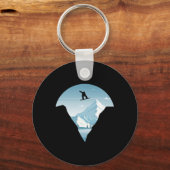 Snowboard kleding voor snowboarders Uni-kinder Zwa Sleutelhanger (Voorkant)