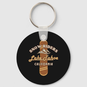Snowboard Lake Tahoe California Snowboarding Winte Sleutelhanger