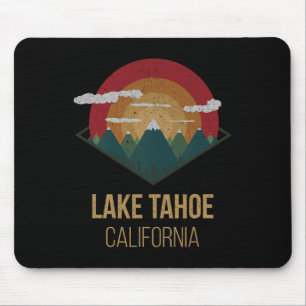 Snowboard Lake Tahoe California Winter Mountain Gi Muismat