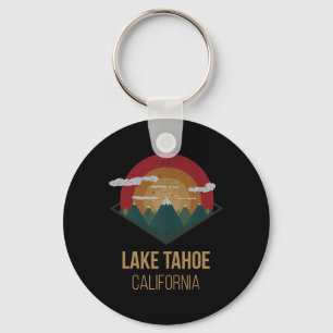 Snowboard Lake Tahoe California Winter Mountain Gi Sleutelhanger