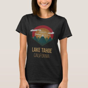 Snowboard Lake Tahoe California Winter Mountain Gi T-shirt