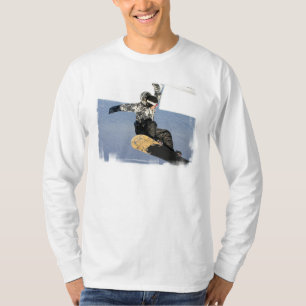 Snowboard Lancering Mannen Lange T-shirt