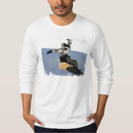 Snowboard Lancering Mannen Lange T-shirt