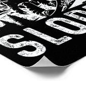 Snowboard  laten we de helling raken poster (Hoek)