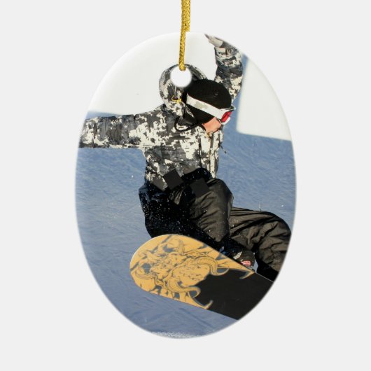 Snowboard Launch Ornament (Voorkant)