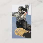 Snowboard Launch Visitekaartjes (Achterkant)