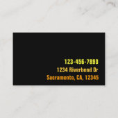 snowboard les visitekaartjes (Achterkant)