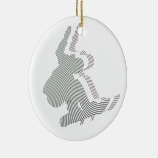 Snowboard Logo Design Ornament (Rechts)