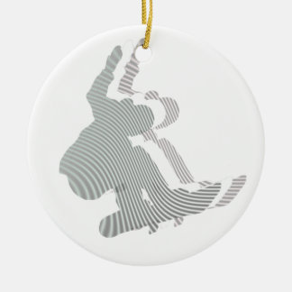 Snowboard Logo Design Ornament