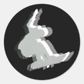 Snowboard Logo Design Stickers (Voorkant)