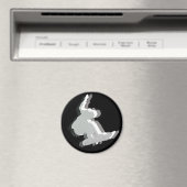 Snowboard Logo ontwerpmagneet Magneet (Insitu (Vaatwasser))