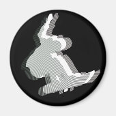 Snowboard Logo ontwerpmagneet Magneet (Voorkant)