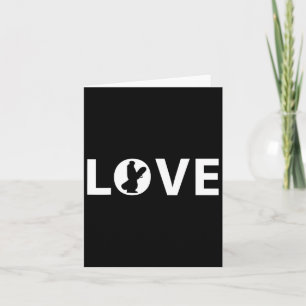 Snowboard Love Snowboarder Gift Kaart
