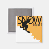 snowboard magneet (Voorkant / Achterkant)