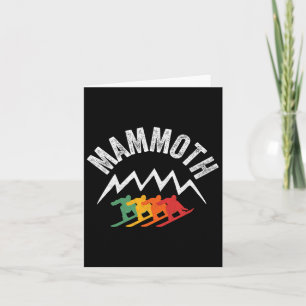 Snowboard Mammoth Lake Cool California Pro Snowboa Kaart