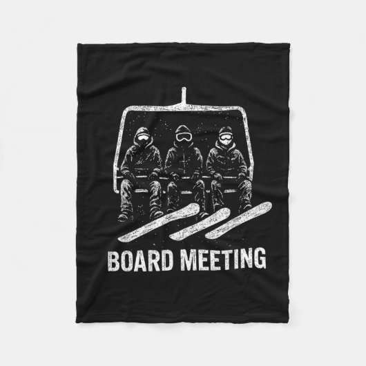 Snowboard Meeting Snowboarding Vacation Skiing  Fleece Deken (Voorkant)
