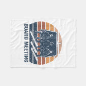 Snowboard Meeting Snowboarding Vacation Skiing  Fleece Deken (Voorkant (Horizontaal))