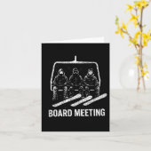 Snowboard Meeting Snowboarding Vacation Skiing  Kaart (Gele Bloem)