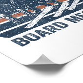 Snowboard Meeting Snowboarding Vacation Skiing Poster (Hoek)