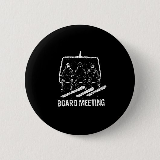 Snowboard Meeting Snowboarding Vacation Skiing  Ronde Button 5,7 Cm (Voorkant)