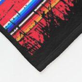 Snowboard Mexicaanse Serape Print Cinco de Mayo Sn Fleece Deken (Hoek)