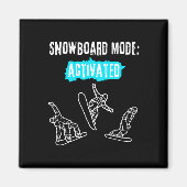 Snowboard-modus geactiveerd magneet (Voorkant)