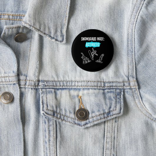 Snowboard-modus geactiveerd ronde button 5,7 cm (In situ)