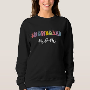 Snowboard Mom Grappig Stijlvolle Snowboarder Sport Trui