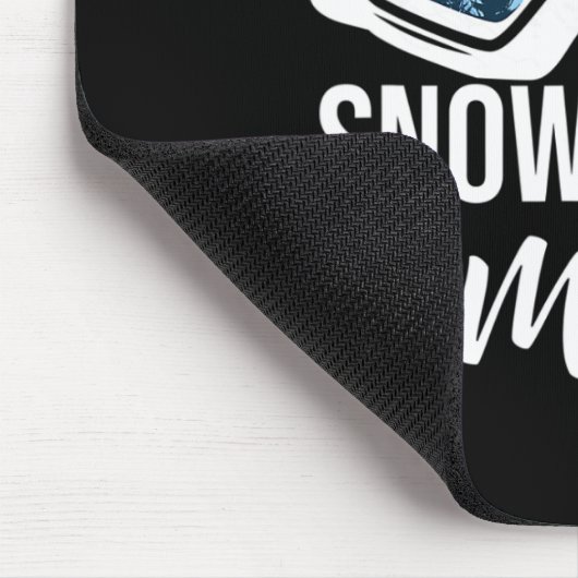 Snowboard Mom Winter Snowboarden Sport Ski Gift Muismat (Hoek)