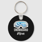 Snowboard Mom Winter Snowboarden Sport Ski Gift Sleutelhanger (Voorkant)
