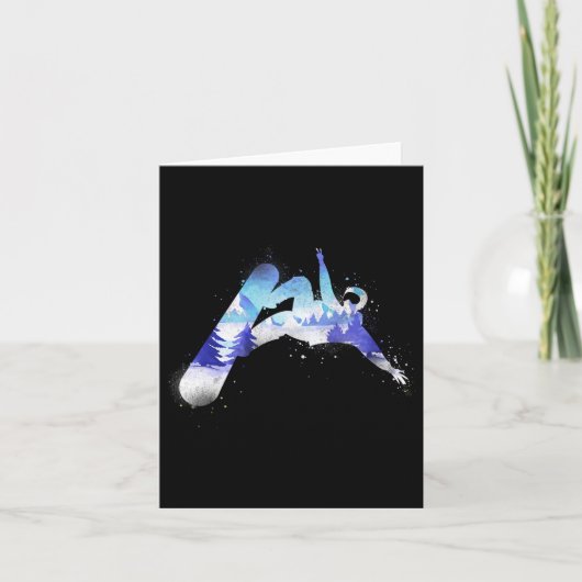 Snowboard Mountain Kaart (Voorkant)