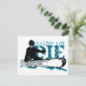 SnowBOARD OF DIE Kaart (Staand voorkant)