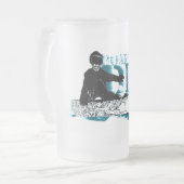 SnowBOARD OF DIE Matglas Bierpul (Voorkant links)