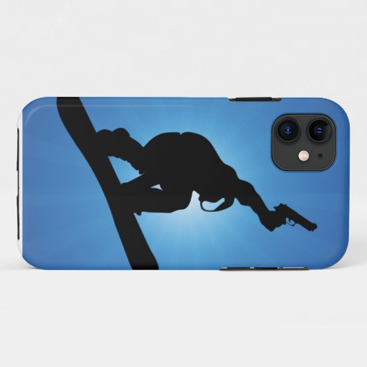 Snowboard Outlaw Case-Mate iPhone Case (Achterkant (horizontaal))