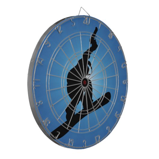 Snowboard Outlaw Dartbord (Voorkant Links)
