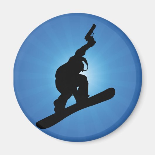 Snowboard Outlaw Magneet (Voorkant)