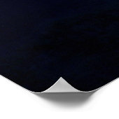 Snowboard over het Poster van de Volledige Maan (Hoek)