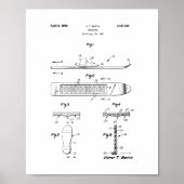 Snowboard-patent Poster (Voorkant)