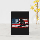 Snowboard Patriotic American Kaart (Gele Bloem)