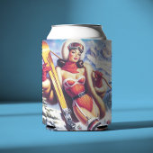 Snowboard Pin-Up Blikjeskoeler