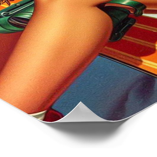 Snowboard Pin Up Poster (Hoek)