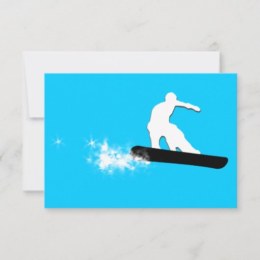 snowboard : poederspoor kaart (Voorkant)
