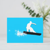 snowboard : poederspoor kaart (Staand voorkant)