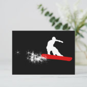 snowboard : poederspoor kaart (Staand voorkant)