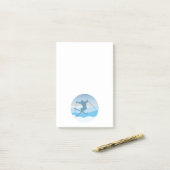 Snowboard Post-it® Notes (Op bureau)