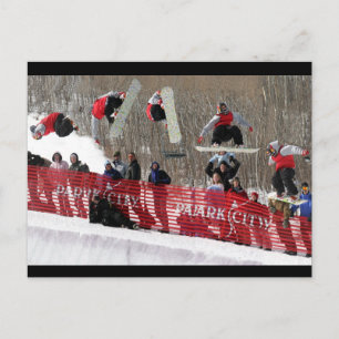 Snowboard Postcard Briefkaart