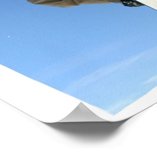 Snowboard Poster afdrukken (Hoek)