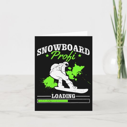 Snowboard Profi Loading I Freestyle Snowboard Snee Kaart (Voorkant)