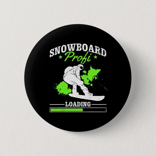 Snowboard Profi Loading I Freestyle Snowboard Snee Ronde Button 5,7 Cm (Voorkant)